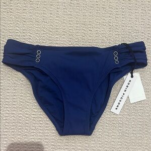 Robin Piccone Navy Blue Bikini Bottom